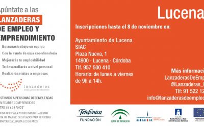 Lucena contará con una nueva lanzadera de empleo