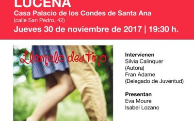 Silvia Calinquer presenta los libros ‘Silencio efímero’ y ‘Llámalo destino’ en el Palacio de los Condes de Santa Ana