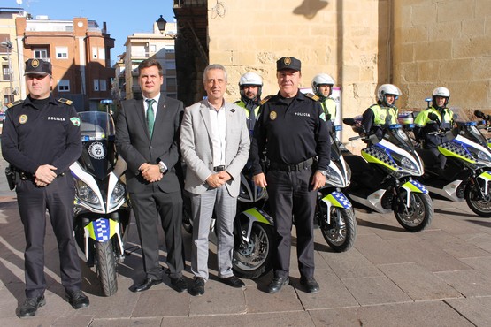 Presentación motos Policía Local.