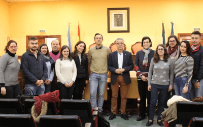 Visita de la lanzadera de empleo al Ayuntamiento de Lucena