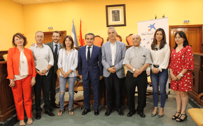 El Ayuntamiento apoya los convenios establecidos entre La Caixa y las asociaciones locales