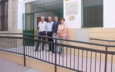 El CEIP Barahona de Soto estrena nuevo acceso en el inicio del curso escolar