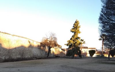 Trabajos de restauración y de apuntalamiento devolverán a su estado original el muro de la Huerta del Carmen