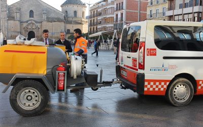 Protección Civil Lucena amplía su capacidad de respuesta gracias a un nuevo remolque de extinción de incendios