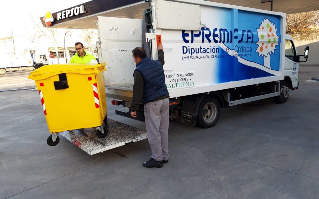 EPREMASA y el Ayuntamiento de Lucena activan una experiencia piloto de recogida selectiva de residuos en el polígono La Viñuela   1