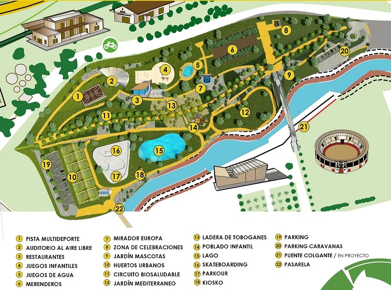 El Ayuntamiento de Lucena adjudica el diseño del futuro Parque Europa 1