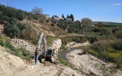 Comienzan las obras de reconstrucción del muro de Casatejada