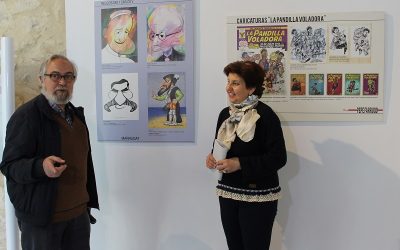 Las caricaturas y viñetas de Marrugat y Pepe Farruco se exponen en la Casa de los Mora