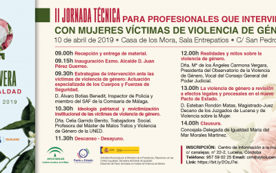 Abierta la inscripción para la II Jornada Técnica sobre Violencia de Género