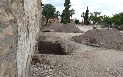 Comienzan las obras de restauración y consolidación del muro de la Huerta del Carmen