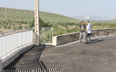 Finaliza la reconstrucción del muro de Casatejada