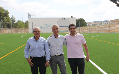 El PDM completa la sustitución del césped de uno de los campos de fútbol de la Ciudad Deportiva