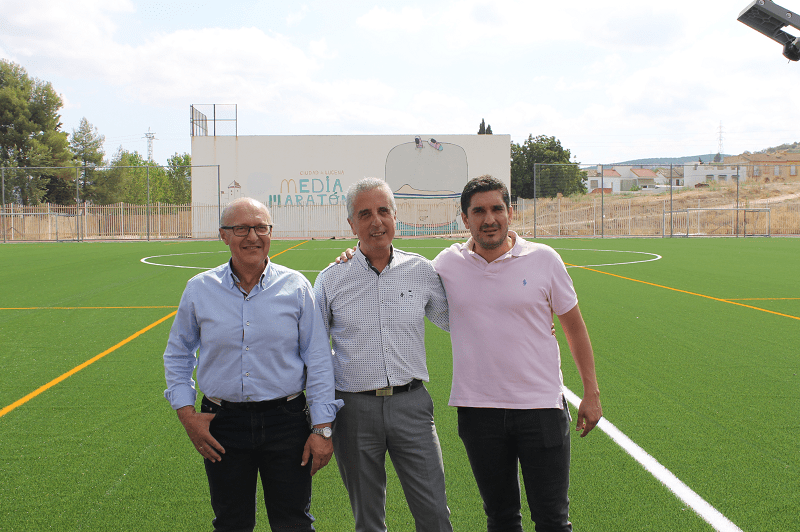 El PDM completa la sustitución del césped de uno de los campos de fútbol de la Ciudad Deportiva  1