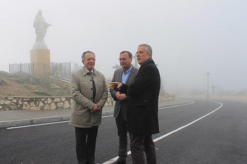 Finalizan las obras de mejora de la carretera del Santuario de Araceli 1