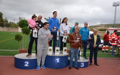 Antonio Montero y Fátima Ouhaddou copan el podio de la XXI Carrera Popular Ciudad de Lucena