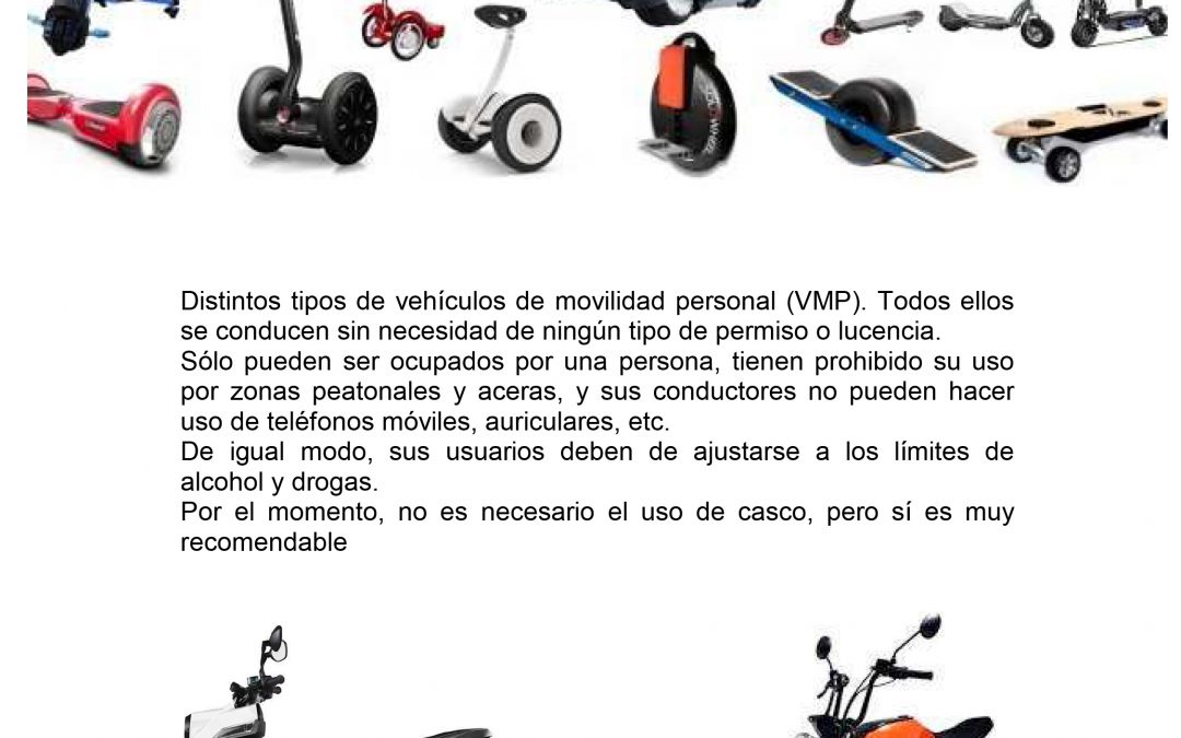 Instrucción transitoria sobre vehículos de movilidad personal