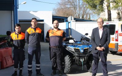 Protección Civil amplía su flota de vehículos con un nuevo quad