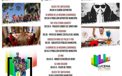 Siete agrupaciones musicales animarán la Media Maratón Ciudad de Lucena