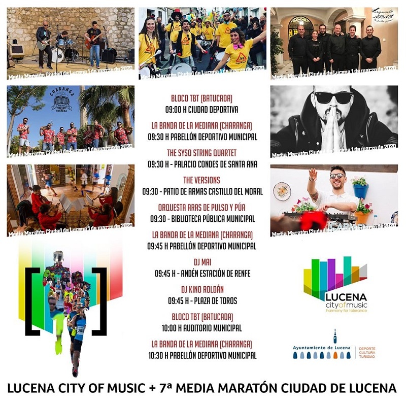 Cartel Música Media Maratón