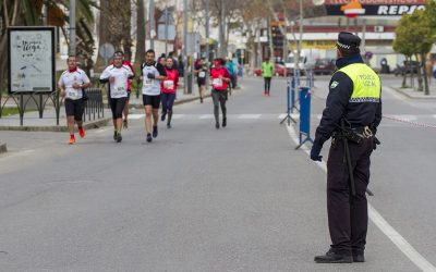 Lucena despliega un dispositivo de seguridad de garantías para la séptima edición de la Media Maratón