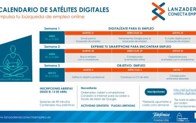 ‘Satélites Digitales’, talleres formativos online con consejos para enfocar la búsqueda de trabajo durante este periodo de emergencia sanitaria