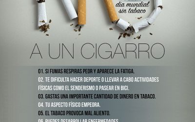 El Ayuntamiento de Lucena se suma a la denuncia de las tácticas de la industria tabacalera en el Día Sin Tabaco