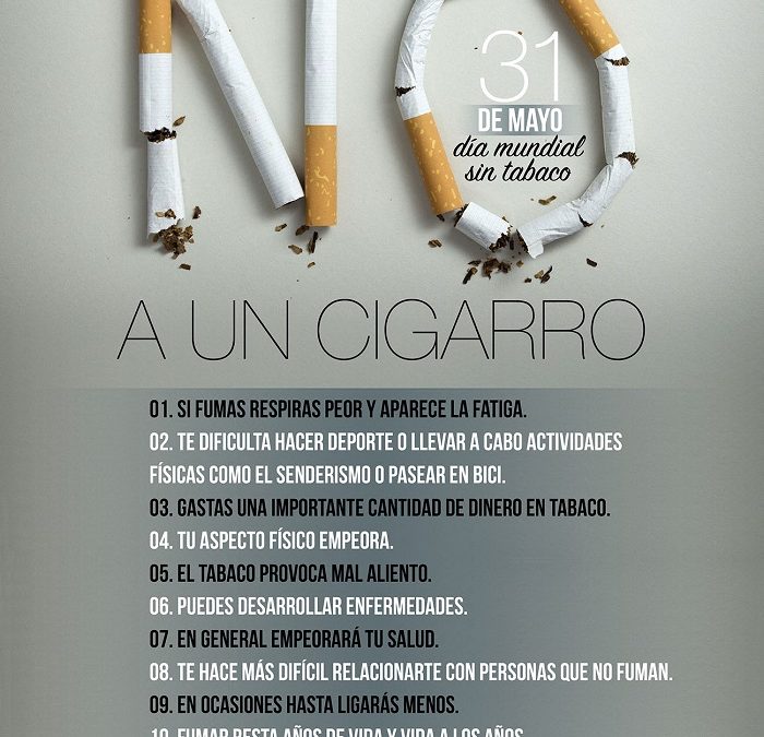 El Ayuntamiento de Lucena se suma a la denuncia de las tácticas de la industria tabacalera en el Día Sin Tabaco 1