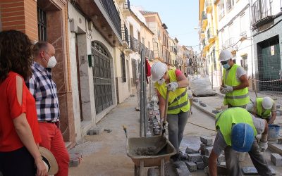 La remodelación de la calle Álamos superan los 317.000 euros de inversión con cargo al PFEA