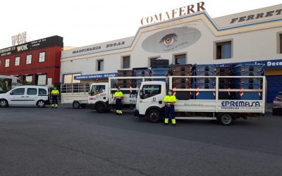 Epremasa dota de contenedores a las empresas de los polígonos y zonas industriales de Lucena