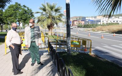 El Ayuntamiento de Lucena mejora la seguridad vial en el entorno de Quiebracarretas y la antigua caseta municipal