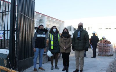 El Ayuntamiento de Lucena construye una nueva pista deportiva cubierta en el CEIP San José de Calasanz