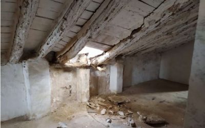 Comienzan las obras de reparación de la cubierta de La Tercia