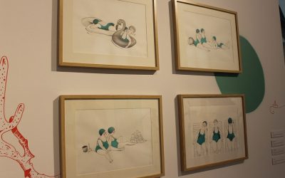 El arte de inspiración marinera de Almudena Castillejo desborda la Sala Azul