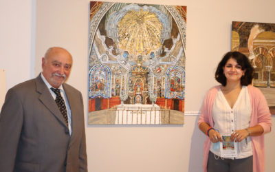 Lucena recibe las pinturas al óleo de Paco Ballesteros