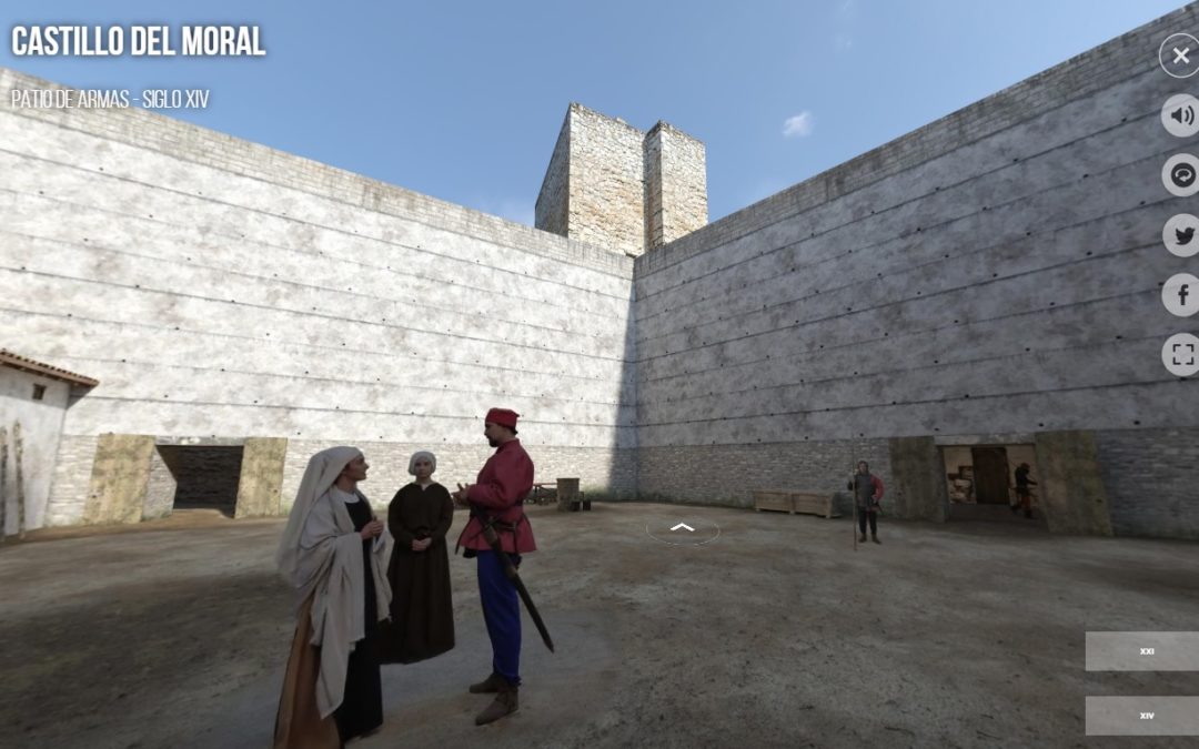 Recreación del Castillo del Moral s. XIV
