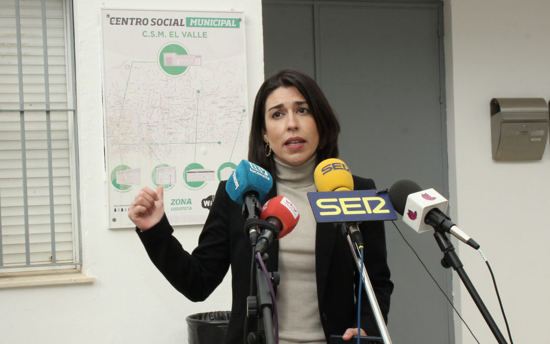 Teresa Alonso anuncia una nueva fase de obras en el CSM El Valle