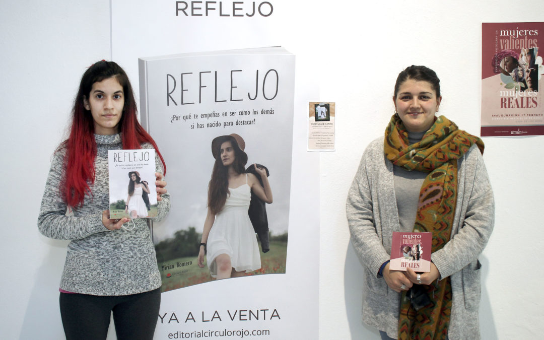 Mamen Beato y Mirian Romero, en la presentación de la exposición