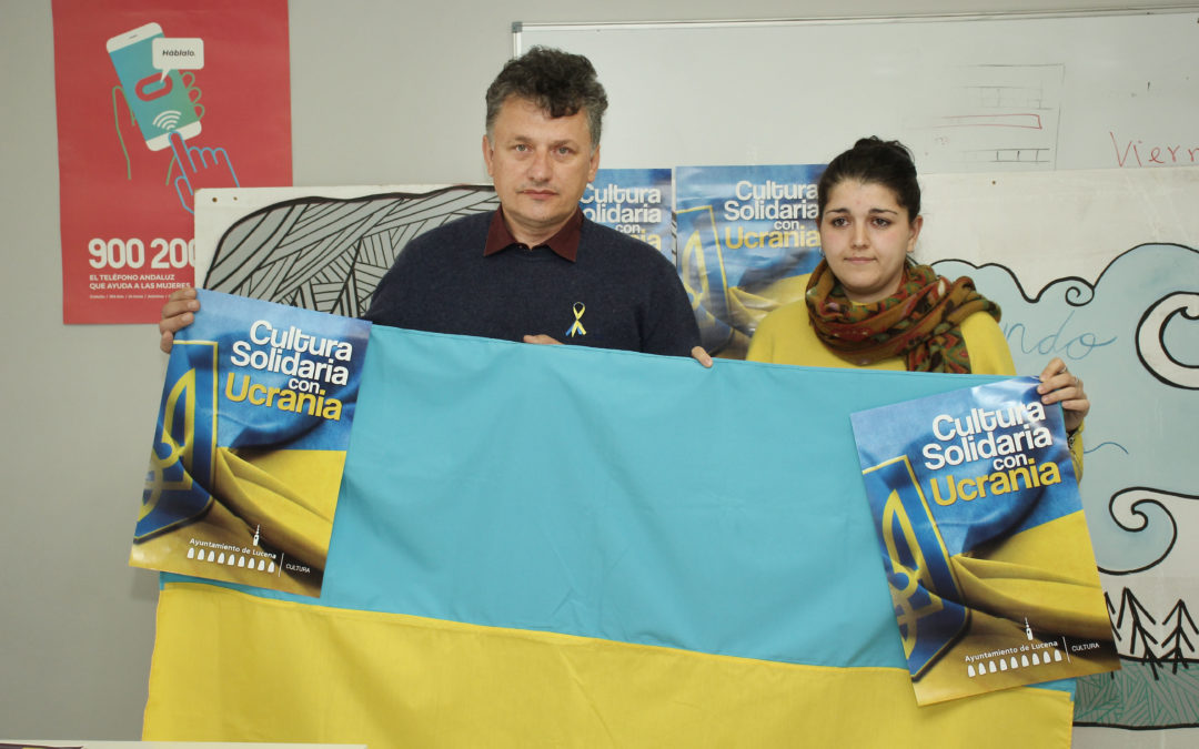 Mamen Beato y Oleg Antonyak presentan la campaña Cultura Solidaria con Ucrania