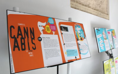 Exposición informativa dirigida a jóvenes de Lucena sobre los efectos del cannabis