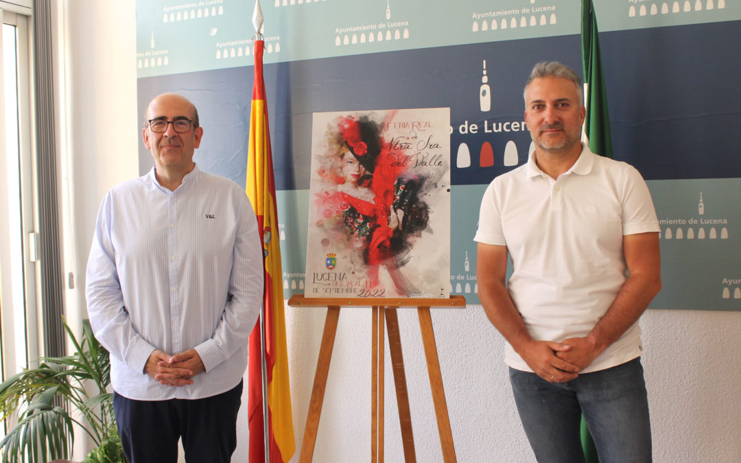 José Pedro Moreno presenta el cartel junto a Rafael Muñoz Marín