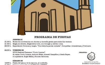 El barrio de Santiago se prepara para su Feria 2022