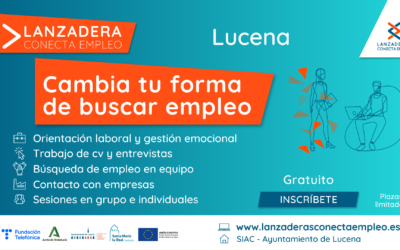 Abierta la inscripción para una nueva Lanzadera Conecta Empleo en Lucena