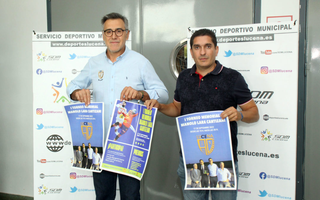 La Ciudad Deportiva acogerá el memorial Manolo Lara Cantizani organizado por el Club Balonmano Lucena