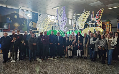 Presentada la nueva carroza de la Corte Aracelitana para la cabalgata de los Reyes Magos de Lucena
