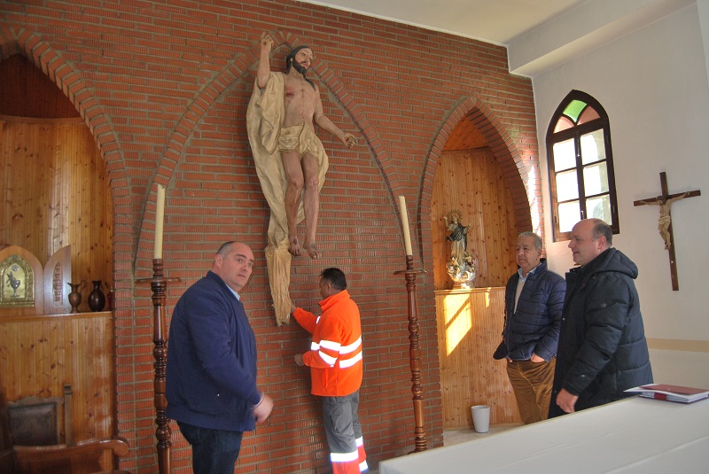 La talla de Jesús Resucitado del cementerio volverá a la capilla de Jesús Nazareno