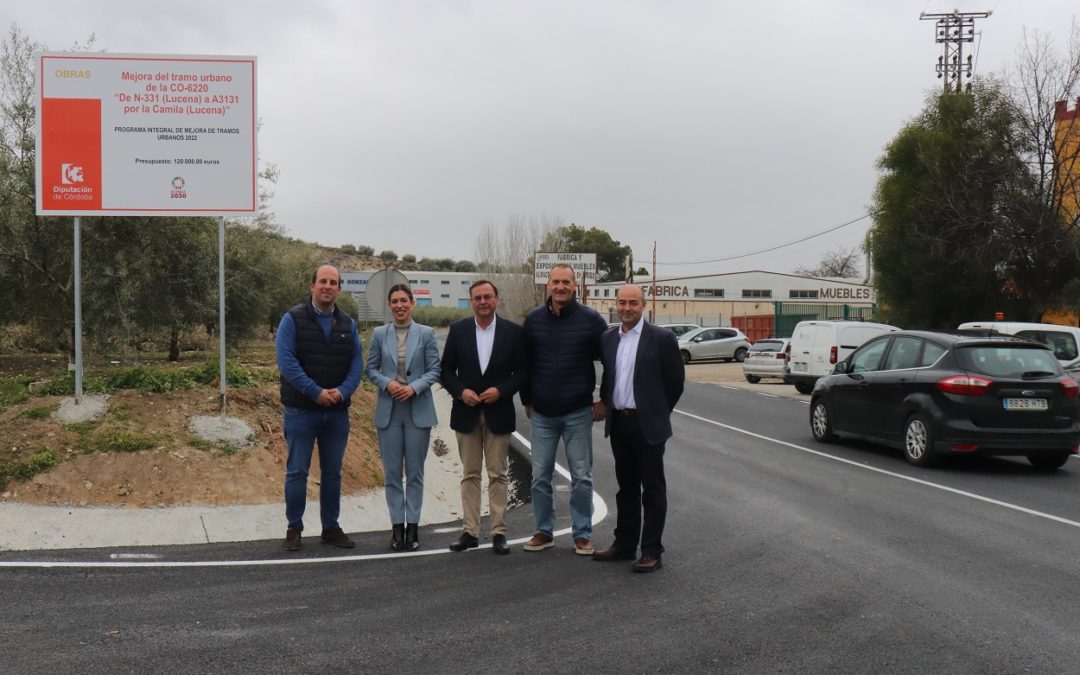 La Delegación de Carreteras de la Diputación destina 270.000 euros a actuaciones de mejora en Lucena