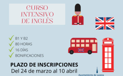 El Ayuntamiento de Lucena abre las inscripciones para los cursos intensivos de inglés