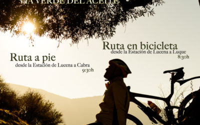 Lucena, punto de partida de las dos actividades de la Mancomunidad de la Subbética por el Día de las Vías Verdes