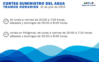 Los cortes diurnos de agua mejoran el nivel de agua almacenada en los depósitos