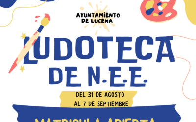 Abierto el plazo de matriculación para la Ludoteca  de Necesidades Educativas Especiales